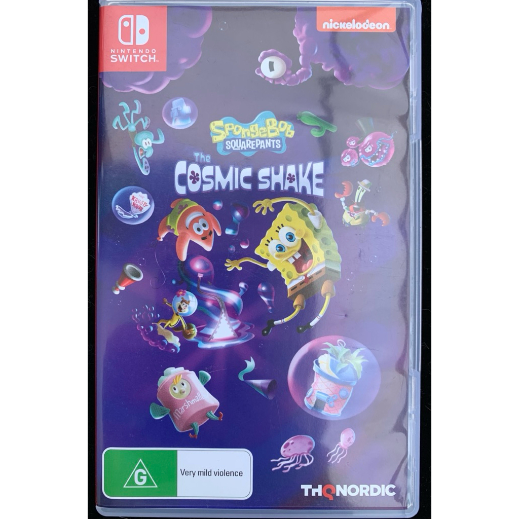 แผ่นเกมส์มือสอง | Nintendo Switch |  SpongBop : The Cosmic Shake  ปกสวย  -  แผ่นแท้  - เล่นได้ปกติ