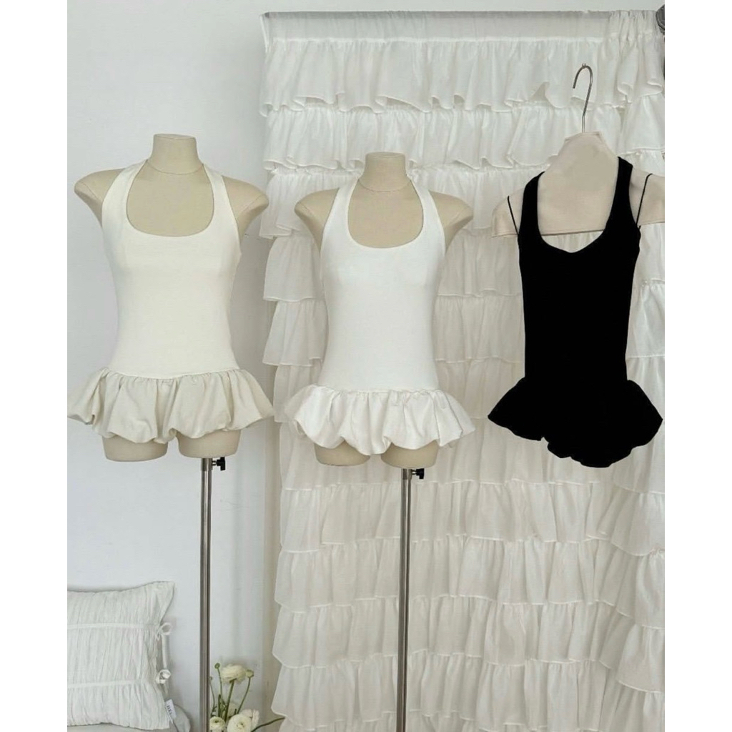 RARIS.CLOSET - Balloon Halter Top