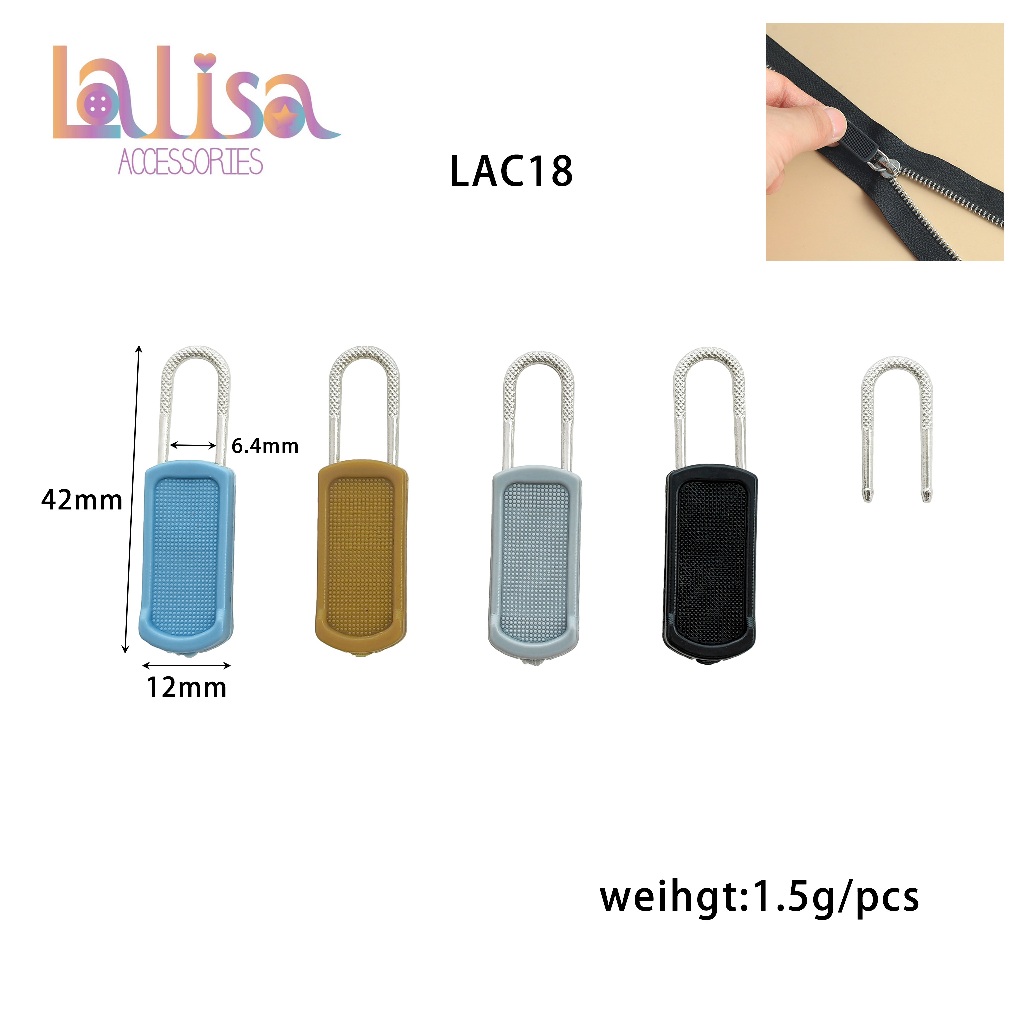 ึตัวดึงซิปสุดแสนจะเรียบไลฟ์สไตล์เฉิ่มๆ alloy zipper puller LAC18