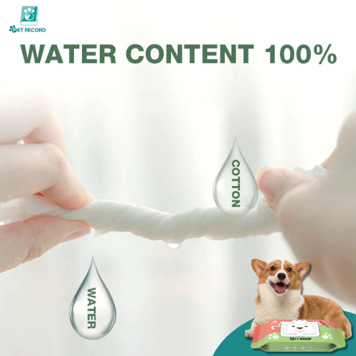 Pet Record ทิชชู่เปียก 80 แผ่น แผ่นเช็ดแมว ทิชชู่หมา Pet wipes ทิชชู่เปียกสัตว์เลี้ยง สำหรับเช็ดสัตว์เลี้ยง - ภาพย่อย 5