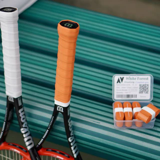 [พร้อมส่ง] White forest Tennis overgrip — Comfort Pro ที่พันด้ามไม้เทนนิส (แบ่งขาย) สีน้ำตาล/น้ำตาลส้ม/เขียว