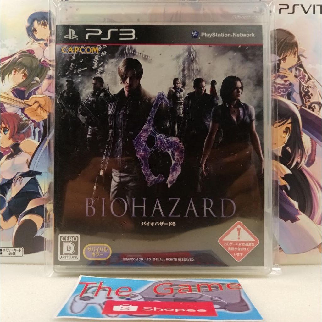 (PS3)​ เเผ่น​เกมส์​ PS3​ Biohazard​6​ 📌Resident Evil 6📌 ZONE3​ เเละ​ ZONE​2​  (English)​