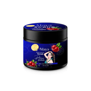 สครับมาญา (กดเยอะมีราคาส่ง) สครับสีน้ำเงิน สครับสีดำ (แบรนด์เดียวกับสบู่มาญาสีน้ำเงิน) สูตร อัลฟาอาบูติน ปริมาณ 100G.