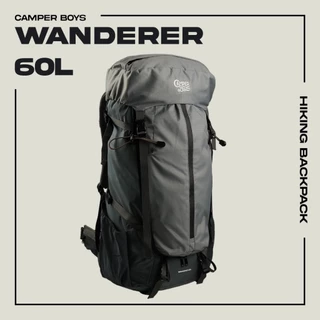 (รับประกัน 3 ปี) WANDERER 60L กระเป๋าเป้เดินป่า เป้แบ็คแพ็ค สำหรับนักผจญภัยตัวจริง มีดามเหล็ก ถึก ทน เท่ เซฟหลังดีที่สุด