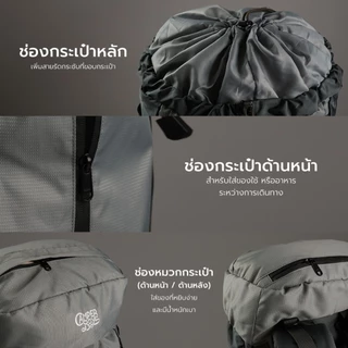(รับประกัน 3 ปี) WANDERER 60L กระเป๋าเป้เดินป่า เป้แบ็คแพ็ค สำหรับนักผจญภัยตัวจริง มีดามเหล็ก ถึก ทน เท่ เซฟหลังดีที่สุด