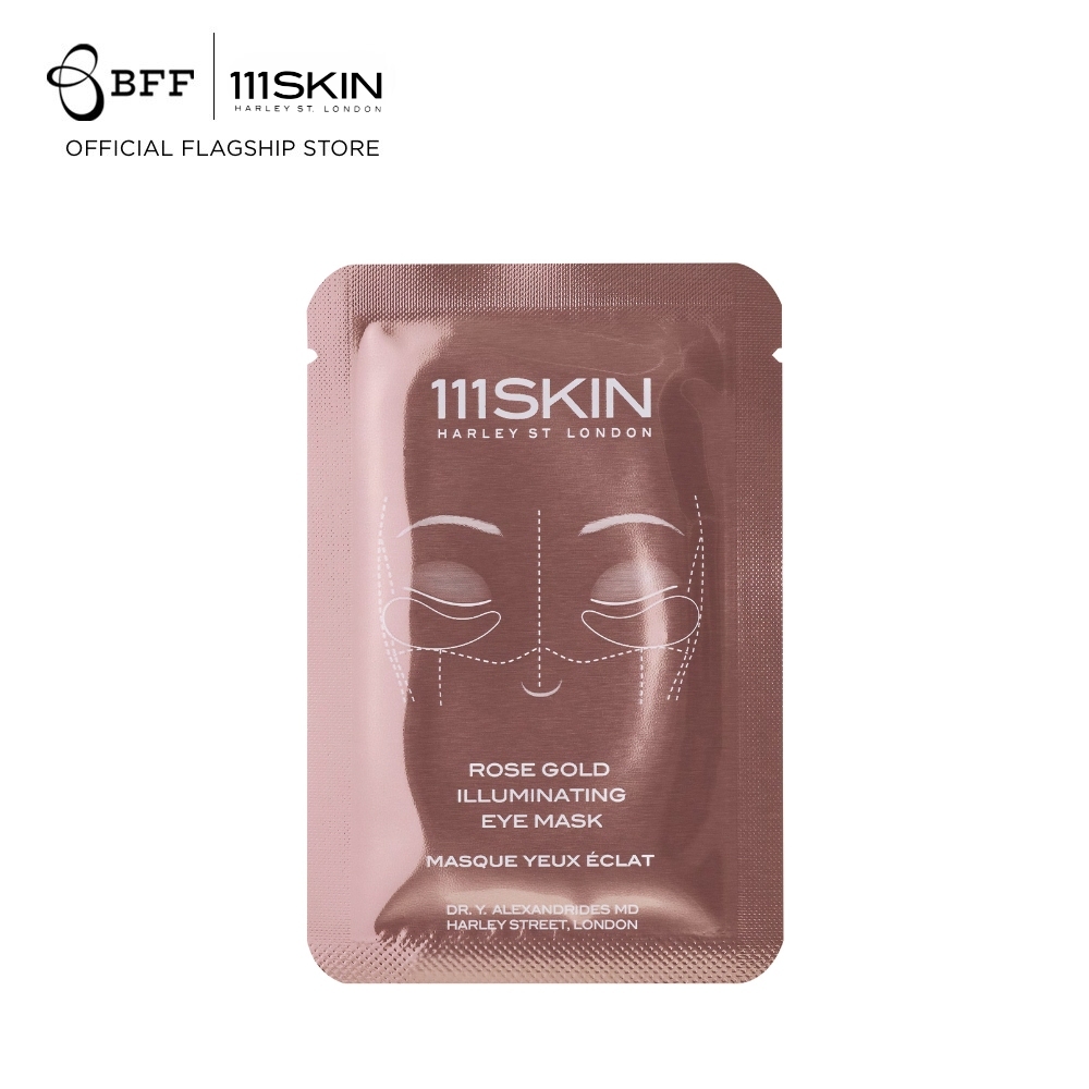 [1 แผ่น] 111SKIN - Rose Gold Illuminating Eye Mask 6 ml (มาส์กเซเลบ, มาสก์ตา)