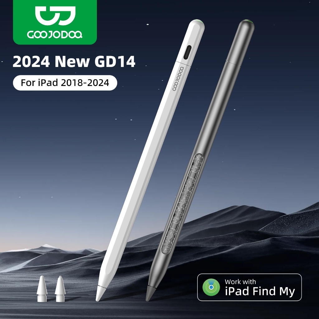 GOOJODOQ GD14 Stylus สำหรับ iPad 11 10 9 8 7 10.2 Air4 Air5 10.9 Air6 Air 7 Pro 11 13 2018-2025