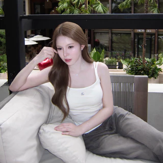 Serlyn | Basic tank top เสื้อกล้าม(มีบราในตัว)ทรงสวย ผ้านิ่มใส่สบาย