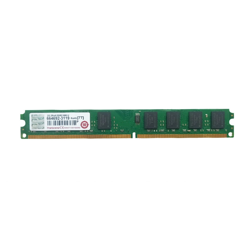 Transcend RAM DDR2 2GB PC2-6400U Bus 800 MHz