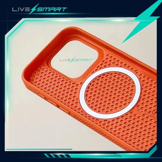 เคสสำหรับไอโฟน เคสแม่เหล็ก พรีเมียม LiveSmart เคสซิลิโคน เคส for iPhone Magnetic Case PT05 14 13 12 Pro