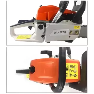 DECKER เลื่อยยนต์ / เลื่อยโซ่ บาร์ 20 นิ้ว รุ่น คุณภาพของเยอรมัน KT-CS2000E (ระบบปั๊มมือ) - เลื่อยโซ่ยนต์ ( Chain Saw )