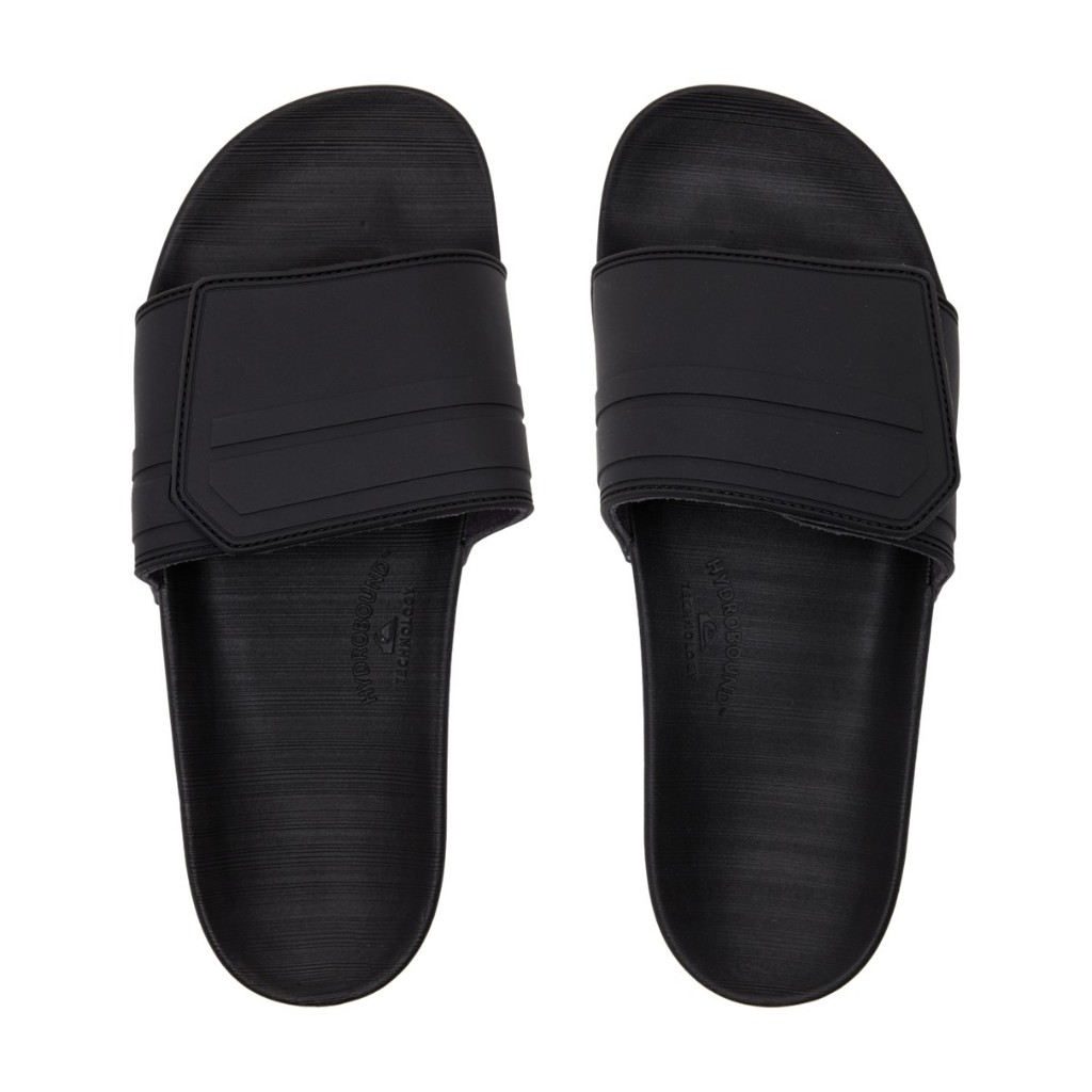 QUIKSILVER รองเท้าแตะผู้ชาย Mens Rivi Adjustable Slides-Black 251 AQYL101038-XKSK