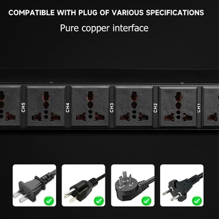 DBX SA-208/SA-218 professional 8+2 power sequencer 8 ช่องจ่ายไฟที่ควบคุมได้ + 2 ช่องจ่ายไฟเสริม, รองรับช่องเปิด/ปิ