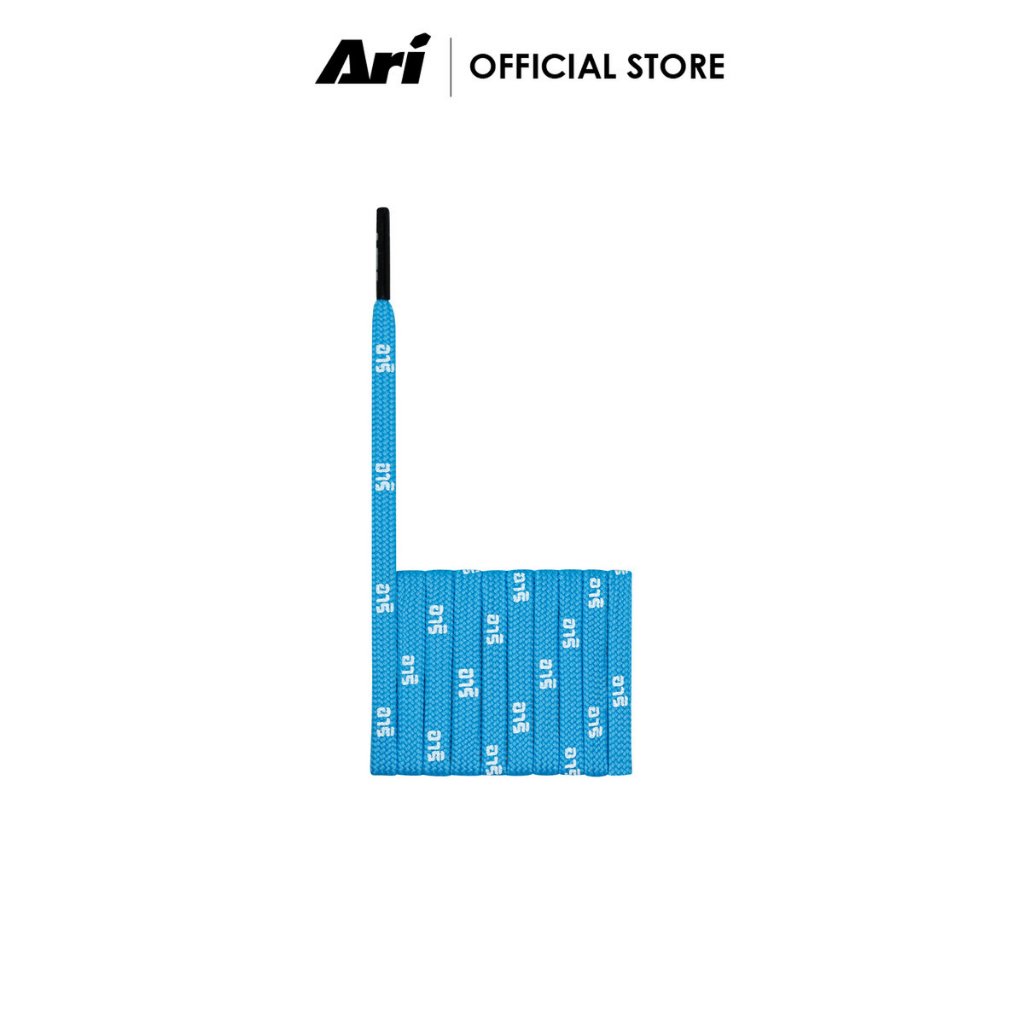 ARI THAI LETTERS SHOELACES - BLUE เชือกรองเท้า อาริ THAI LETTERS สีน้ำเงิน