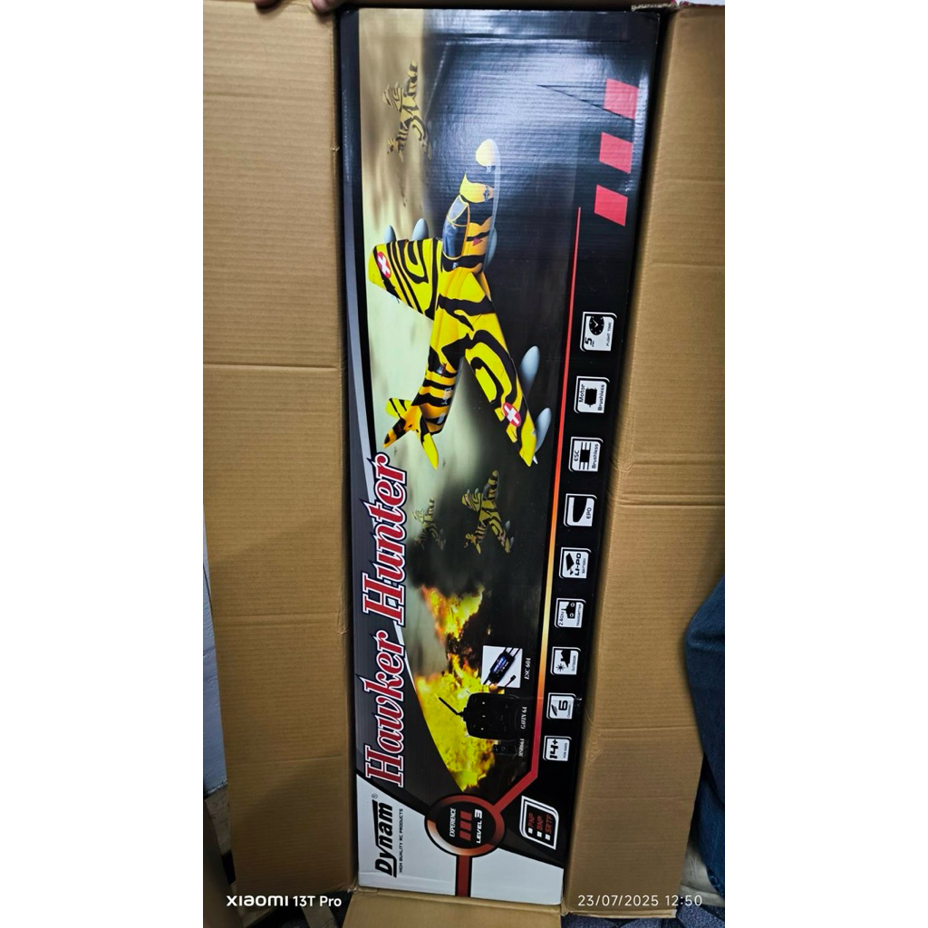 Hawker Hunter 70MM EDF Jet Flaps Retracts - PNP