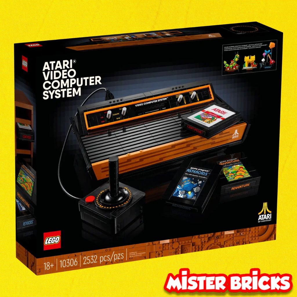 LEGO® Atari® 2600 Retro Console Model ( 10306 ) - Nostalgic 1980s Gaming Set