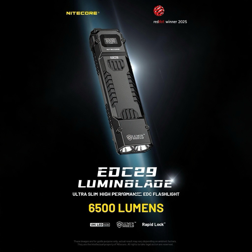 ไฟฉายnitecore EDC29 （6500lm）