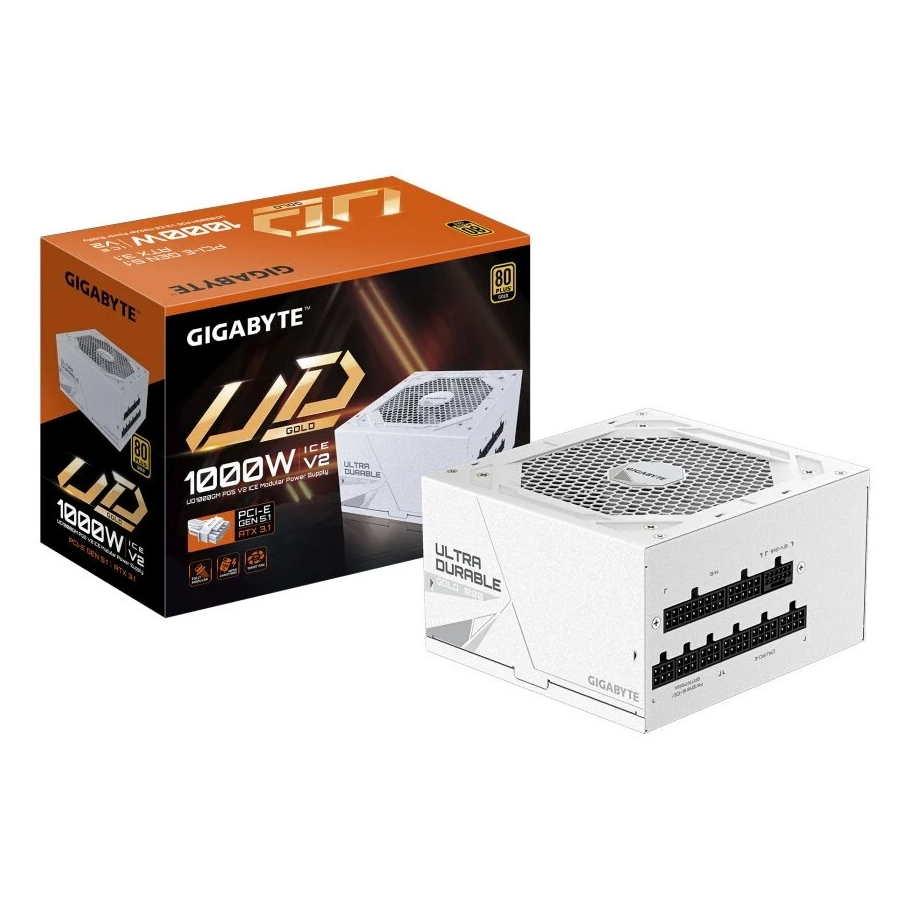 POWER SUPPLY GIGABYTE (UD1000GM PG5 ICE) 1000W (80+ GOLD)