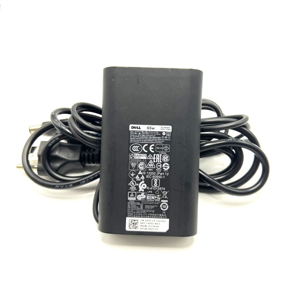 สายชาร์จโน๊ตบุ๊คDELL/ Adapter For Notebook Dell 65Wของแท้มือสอง