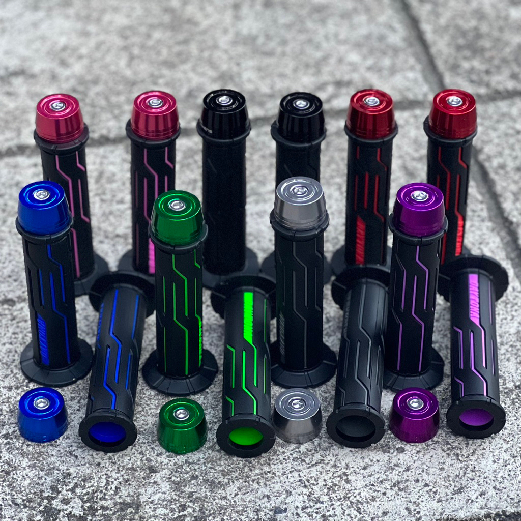 ปลอกแฮนด์DAYTONA+อุดปลายแฮน‼️GIORNO+จีออโน่ Clickคลิก160 มีเนียม(ราคาต่อ1คู่)