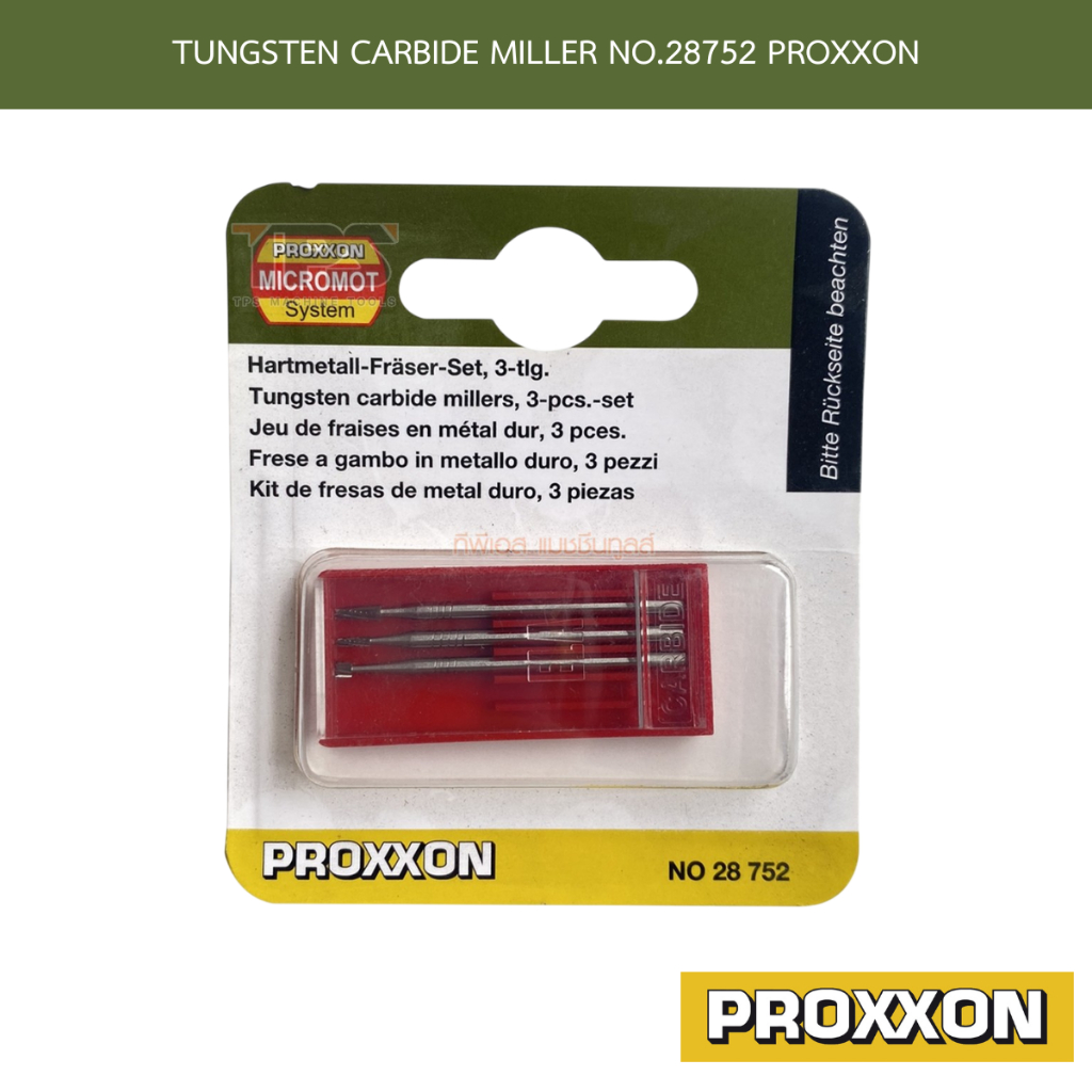 TUNGSTEN CARBIDE MILLER NO.28752 PROXXON