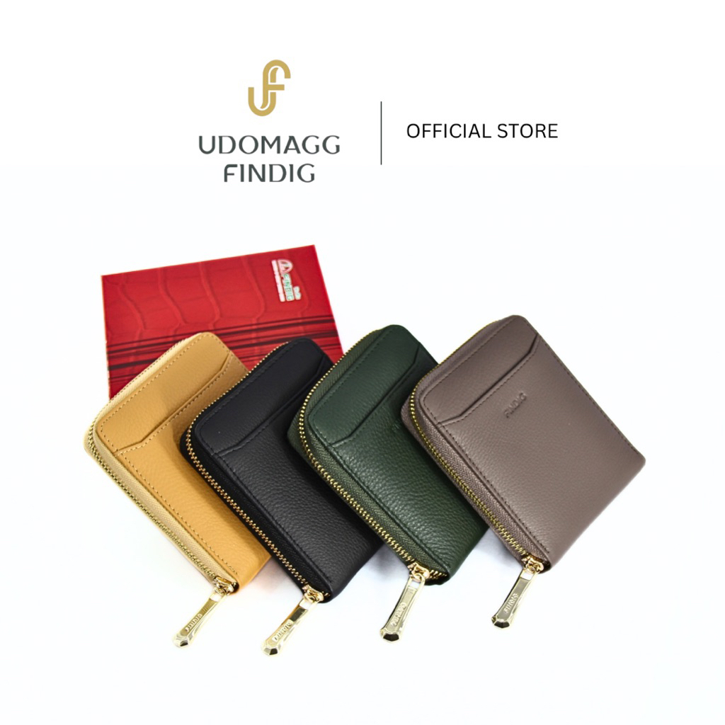 Udomagg&Findig อุดมเอก ฟินดิจ กระเป๋าสตางค์ผู้ชายหนังชามัวร์ รหัส QB697