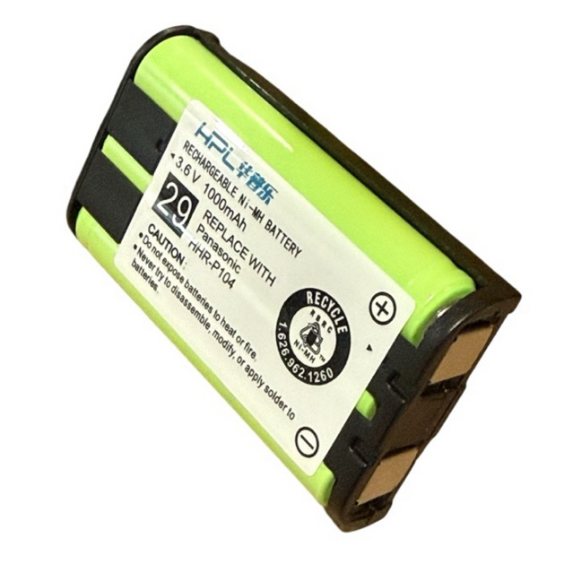 ถ่านโทรศัพท์บ้านHHR-P104 3.6V 1000mAh No:29