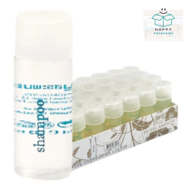 aro shampoo Hotel Amenity lemongrass เอโร่ แชมพู กลิ่นตะไคร้หอม 35 มล.x 24 ชิ้น