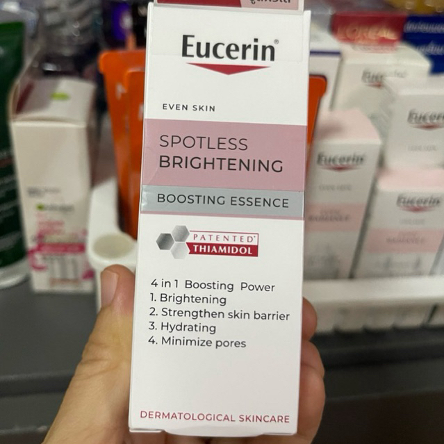 Exp.08/2027 น้ำตบสูตรใหม่ ขนาดพกพา Eucerin SPOTLESS BRIGHTENING BOOSTING ESSENCE 30ml
