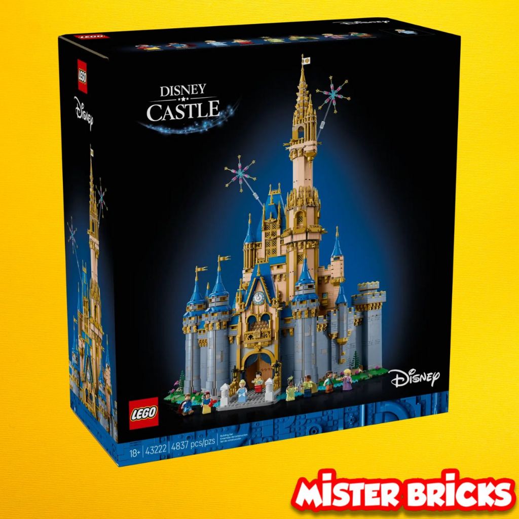 LEGO® ǀ Disney: ปราสาทดิสนีย์ (43222) - ชุดสะสมสุดยอดสำหรับแฟนๆ เจ้าหญิงดิสนีย์