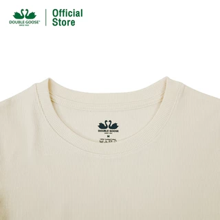 ห่านคู่ เสื้อยืดซับในผู้หญิง ผ้าร่อง