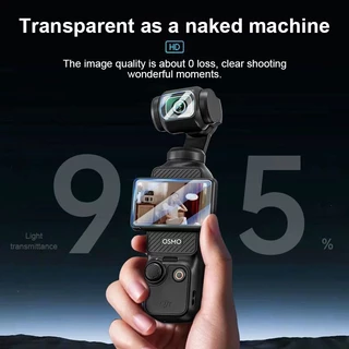 Actual Tempered Film Set for DJI Osmo Pocket 3 ฟิล์มกระจกกันรอย เลนส์-หน้าจอ