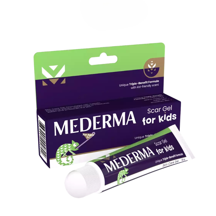 MEDERMA Scar Gel For Kid เจลลดรอยแผลเป็นสำหรับเด็ก ขนาด 20g. (สำหรับเด็กอายุ3ปีขึ้นไป)