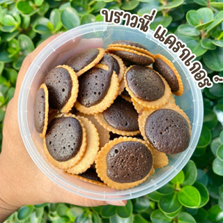 บราวนี่แครกเกอร์ บราวนี่กรอบกับแครกเกอร์แผ่นบาง บราวนี่บิสกิ…