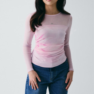 STUDIO UNKNOWN - Hannah Peony Long Sleeve Top (Hygiene colla…
