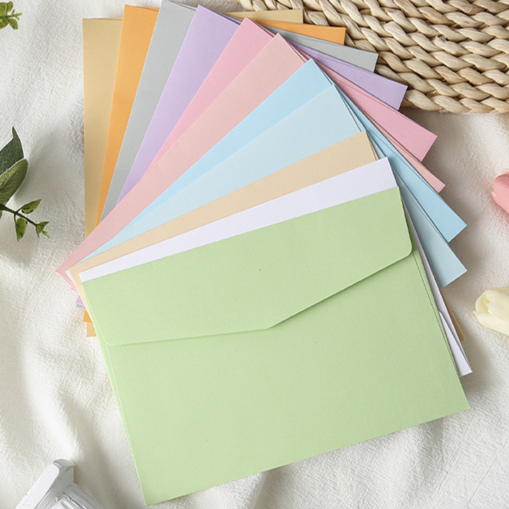 พร้อมส่ง ซองจดหมาย 4x6 มี 11 สี 130 แกรม