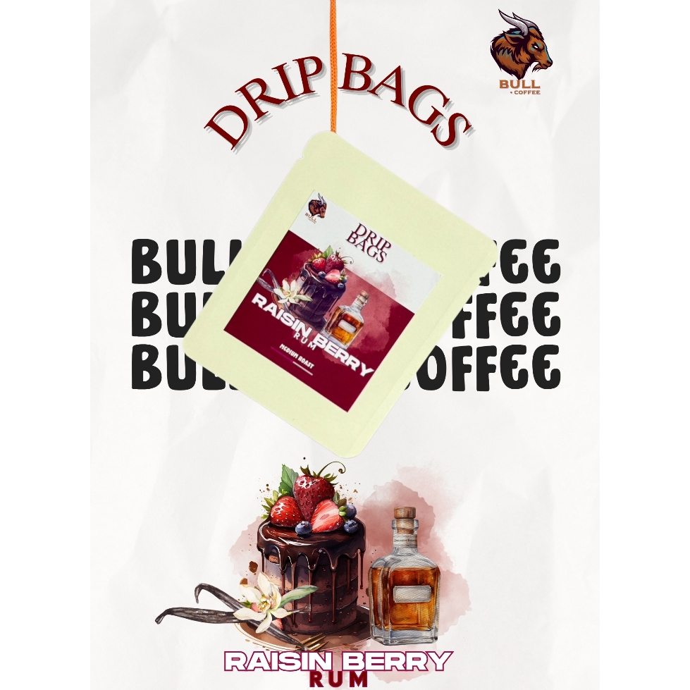 กาแฟคั่ว Drip Bags Colombia ''หมัก RAISIN BERRY RUM''