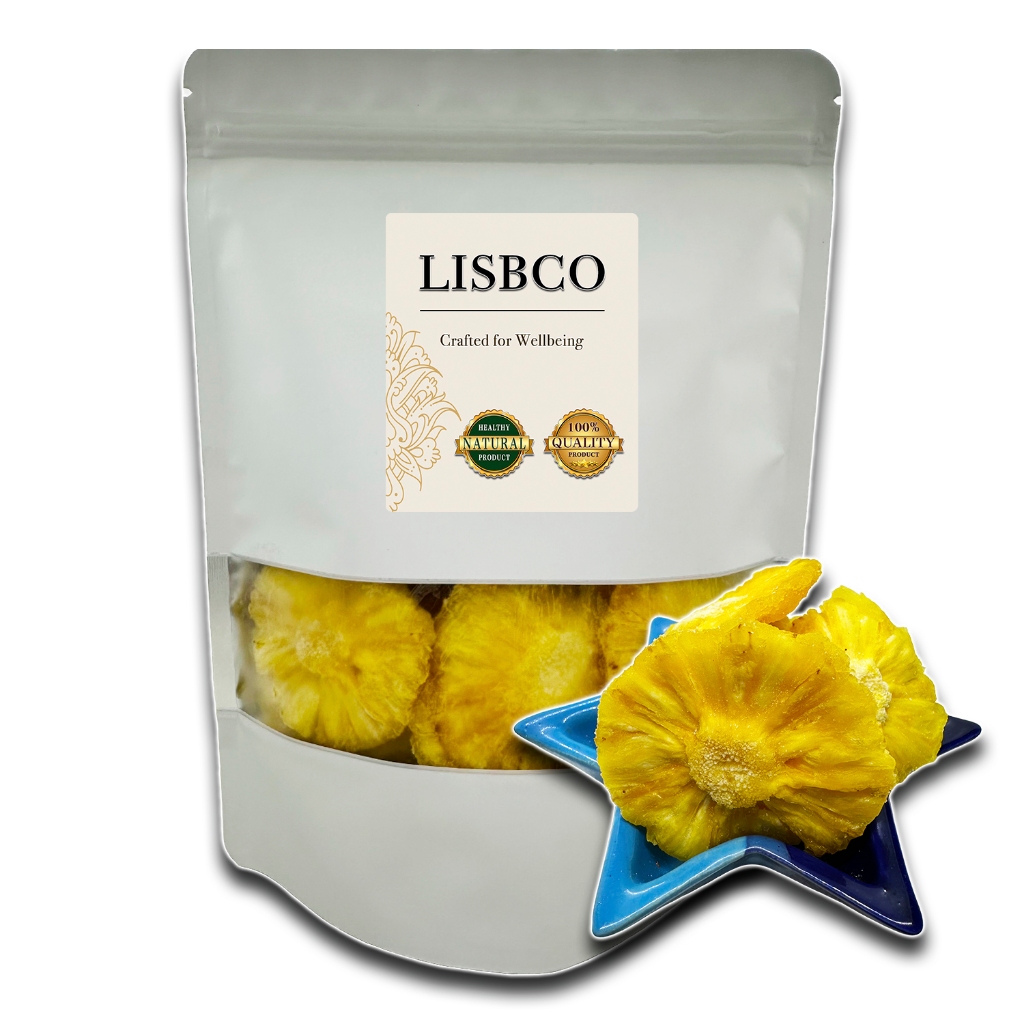 สับปะรดภูแลอบแห้ง 500 กรัม g Dried Phulae Pineapple Grade AA เปรี้ยวหวาน อร่อย ไ