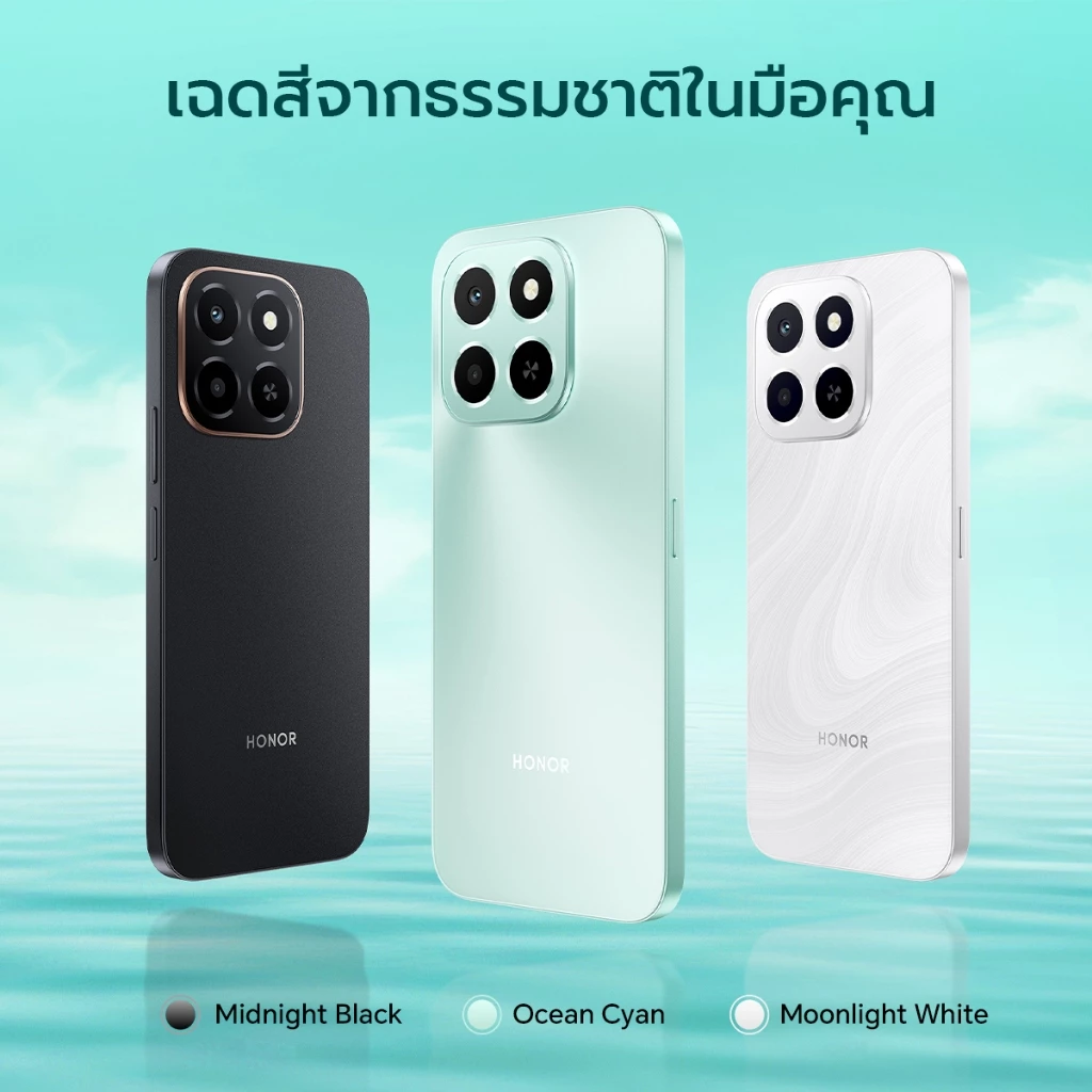 HONOR X6C สมาร์ทโฟน หน้าจอใหญ่ 6.61 นิ้ว | แบตเตอรี่อึด 5300mAh | ชาร์จเร็ว 35W | RAM 6GB | ความจุ 128GB-256GB | กันฝุ่น thumbnail 4