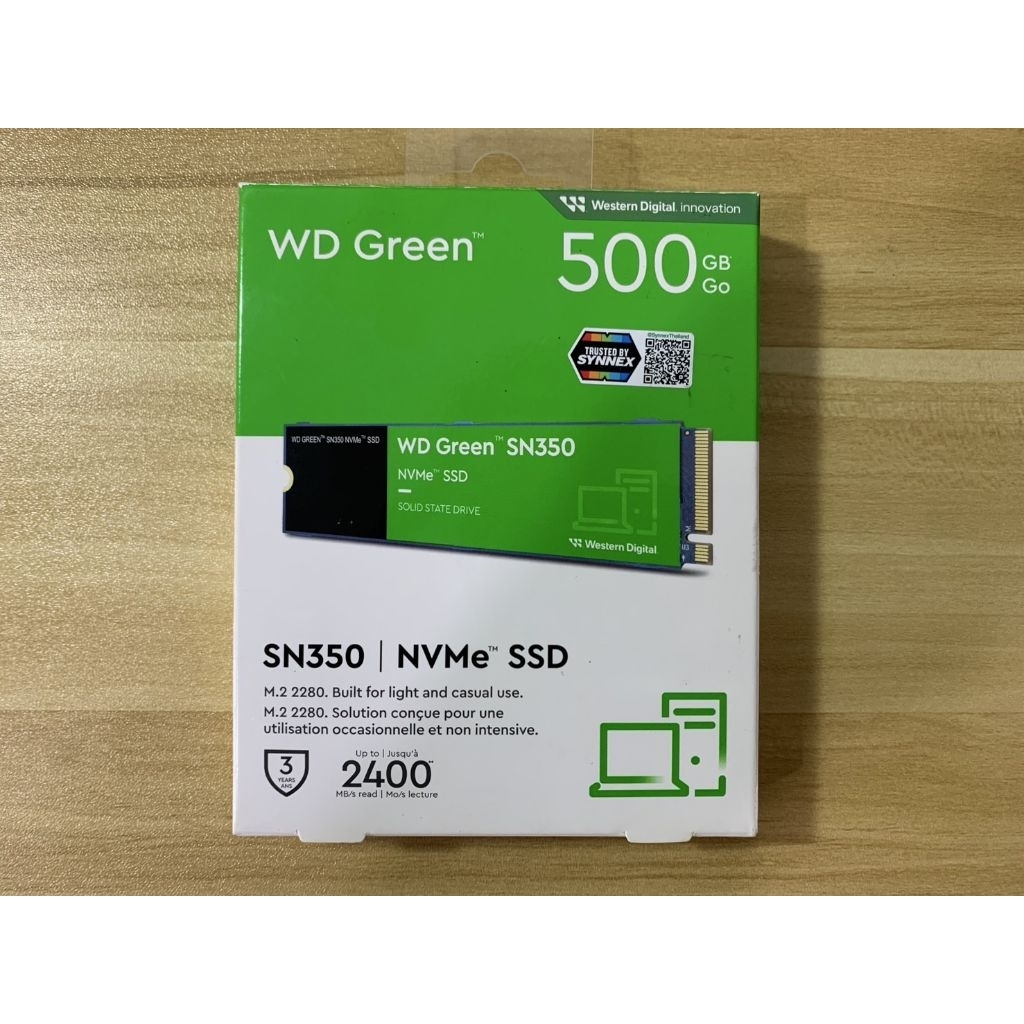 WD GREEN SN350 500GB NVMe ( ประกันเหลือ )