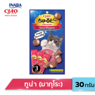 CIAO ชูหรุ บี ขนมแมวสอดไส้ ปริมาณ10 กรัม x 3 ซอง จำนวน 1 แพ็ค (QSC-271/272/274)
