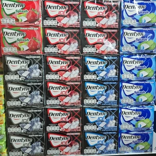Dentyne เดนทีน สแปลช หมากฝรั่ง ชูการ์ฟรี รสสตรอเบอรี่ รสมะนาว 16แผง-20แผง