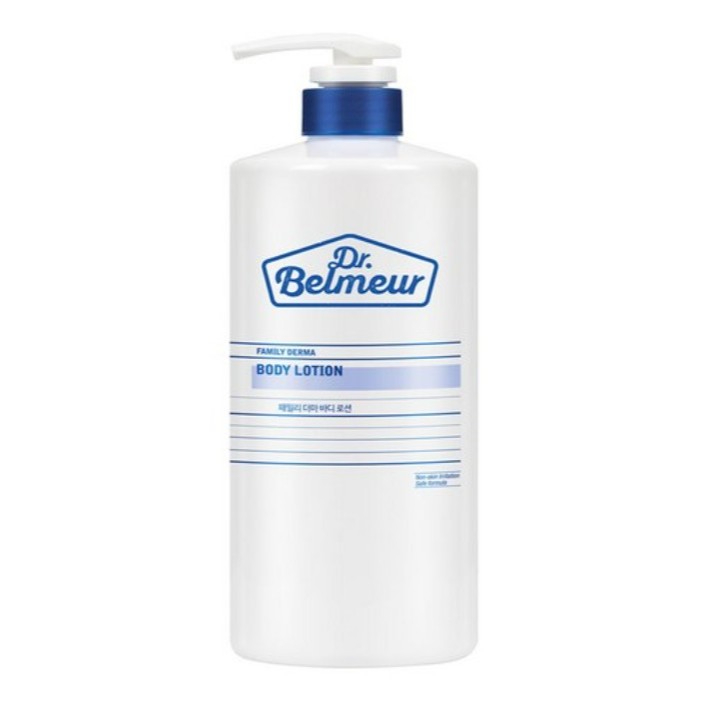 (โลชั่น 1 ลิตร) THE FACE SHOP DR.BELMEUR FAMILY DERMA BODY LOTION โลชั่นผิวกาย ผิวตัว บำรุงผิวเนียนนุ่ม ชุ่มชื้น ขวดใหญ่