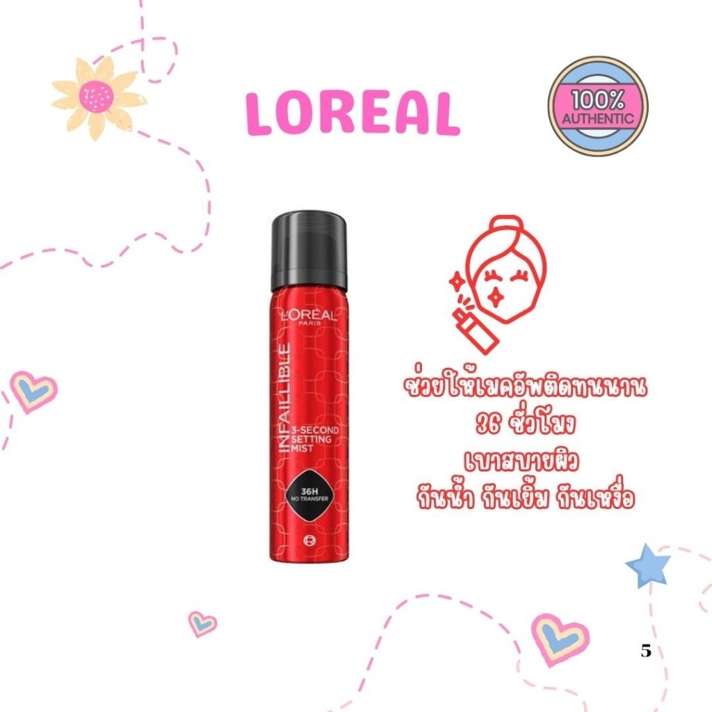 [A006] Loreal Paris Infallible 3 Second Setting Mist