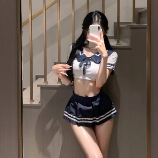 cosplay sexy girl ชุดนักเรียนญี่ปุ่น เพิ่มความเซ็กซี่เร้าใจ ชุดคอสเพลย์ เปลี่ยนบรรยากาศ ชุดนอนเซ็กซี่ JK 🎓🎓