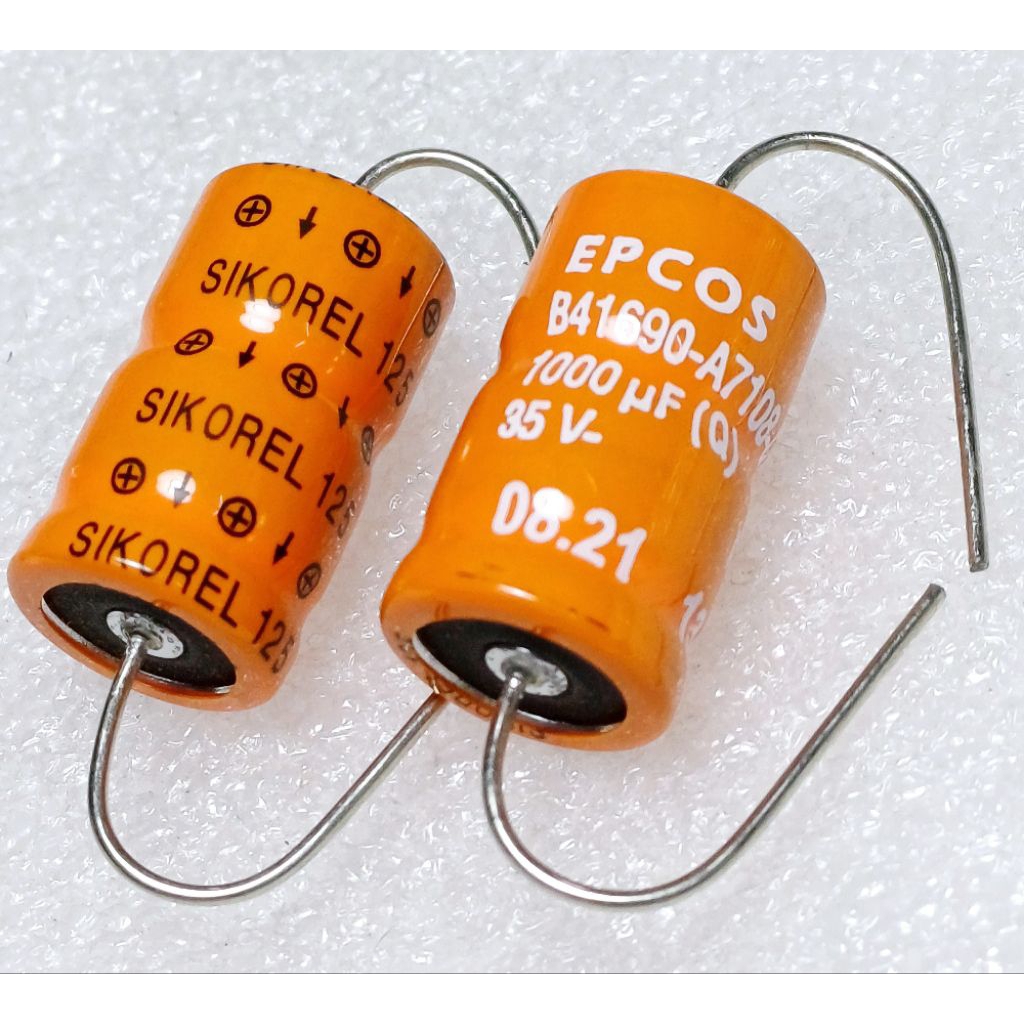 Epcos Sikorel 1000uf 35v 125° ( หางหนู ) capacitor ตัวเก็บประจุ คาปาซิเตอร์