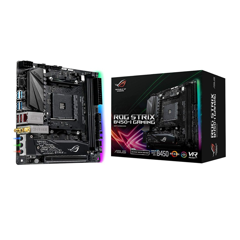 MAINBOARD AM4 ASUS ROG STRIX B450-I GAMING (มือสอง)