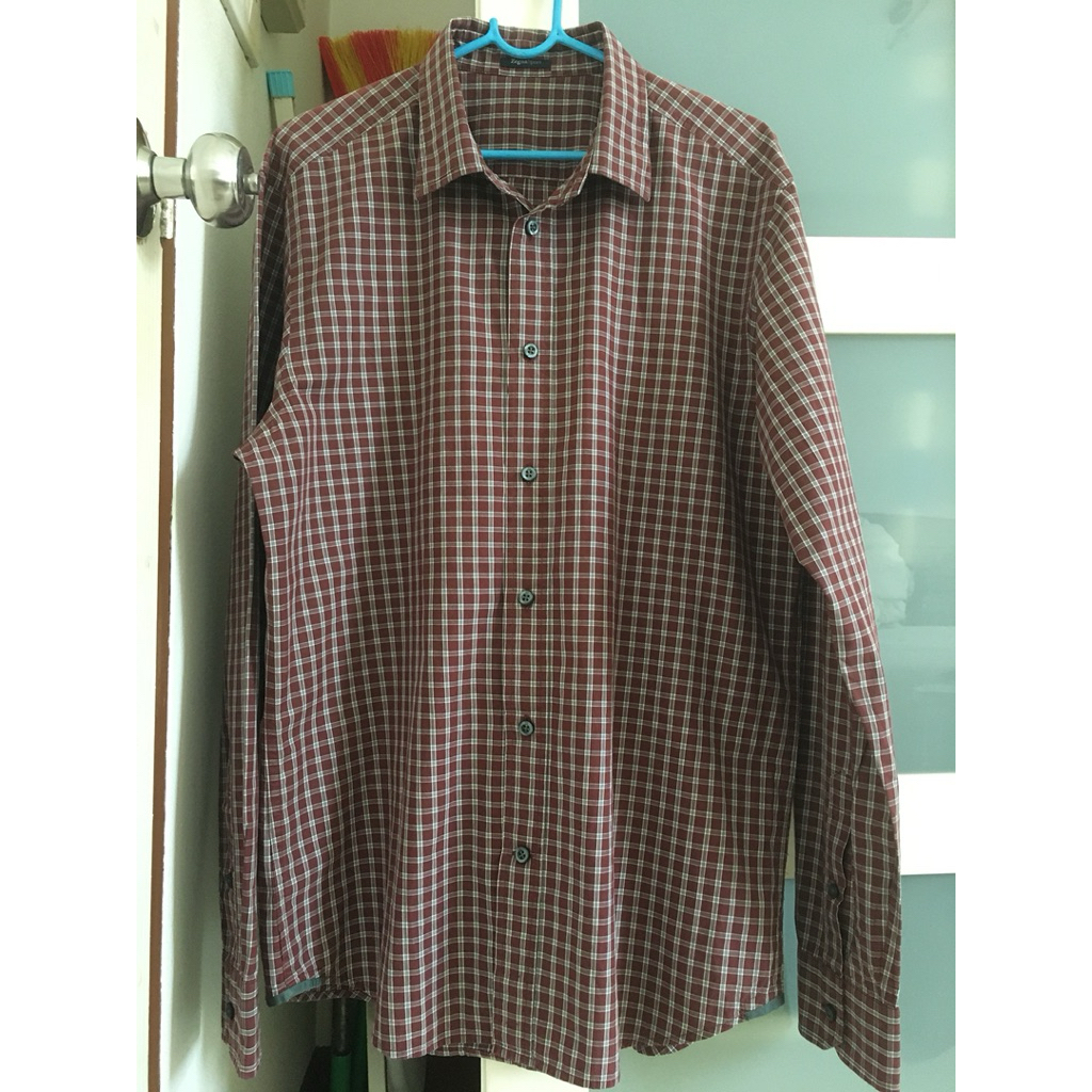 เสื้อเชิ้ตแขนยาว Ermenegildo Zegna แท้