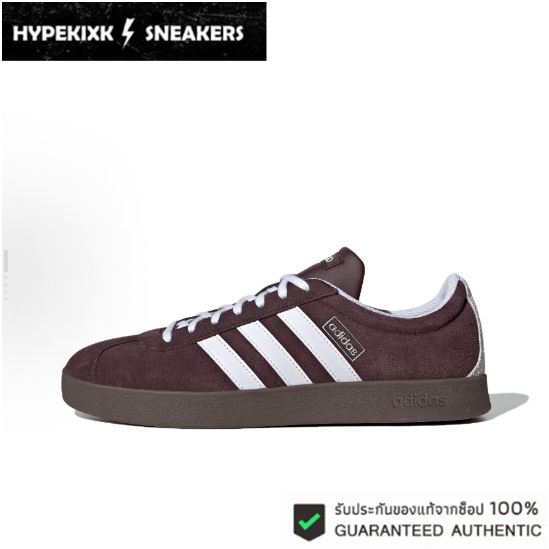 Adidas VL COURT 2.0 Low cut Brown（ของแท้ 100%💯）