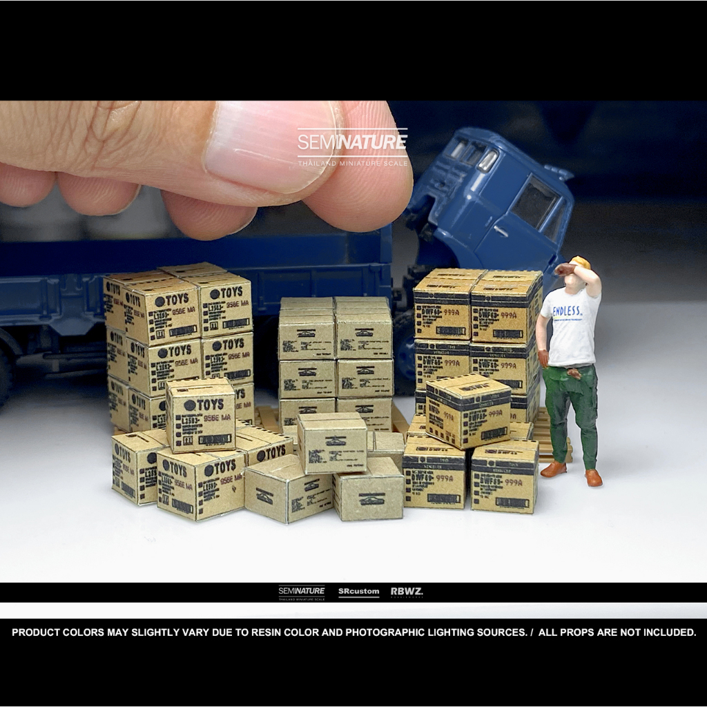 🇹🇭พร้อมส่ง♦️ใหม่!♦️ชุดกล่องลัง HOT WHEELS, Majorette สเกล 1/64 ชุดกล่องบนพาเลท สเกล 1/64 กล่องลัง กล่อง Hot Wheels